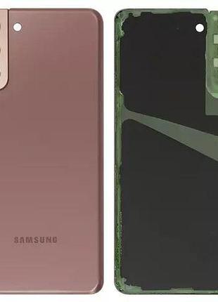 Задня кришка samsung g996 galaxy s21 plus 5g зі склом камери, золотий phantom gold