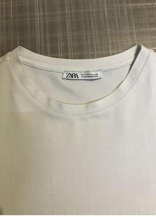 Zara💙жіночий одяг/біла футболка 💛s/36