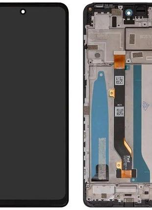 Дисплей tecno spark 10 pro (ki7) с сенсором и рамкой, black