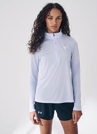 400 грн 
женская термокофтина under armour purple/white tech twist 1/2 zip top
год выпуска 2023