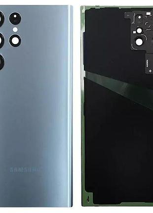 Задня кришка samsung s908 galaxy s22 ultra 5g зі склом камери, graphite