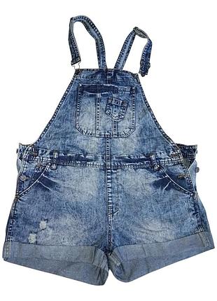 Denim co, джинсовий жіночий комбінезон р.14