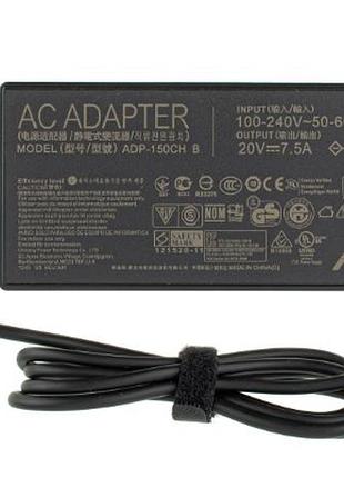 Блок питания для ноутбука asus 20v 7.5a 150w 6.0*3.7мм без кабеля, адаптер сетевой, блок зарядки