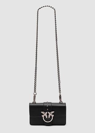 💎 pinko mini love bag one simply black/black