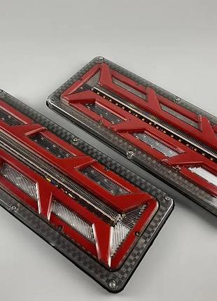 Комплект led задних габаритных фонарей 24v ip67, комплект 2 шт.