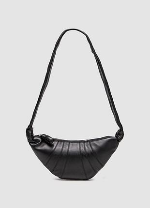 💎 lemaire small croissant bag black