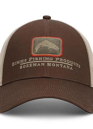 Кепка simms trout icon trucker kona