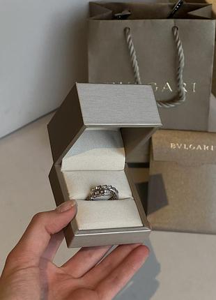 👑 bvlgari ring serpenti viper white gold 18k 17 3