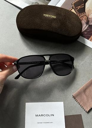 😎 tom ford black/black bruce ft1026 62/12/145