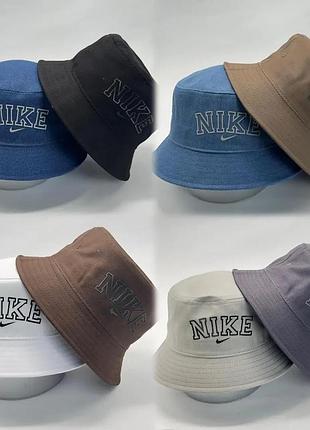 Біла літня панама з коттону nike