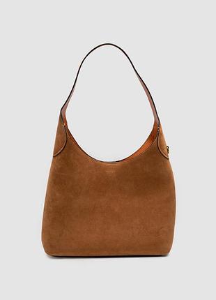 💎 coach brooklyn shoulder bag 28 honey brown/suede