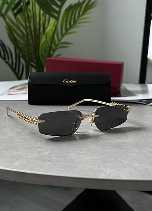 😎 cartier clash black/gold ct0544s 001 l cat.2 58/17/140