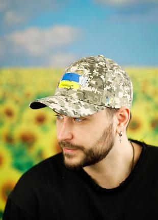 Чоловіча бейсболка паляниця у кольорі піксель 56-60 для моря та міста