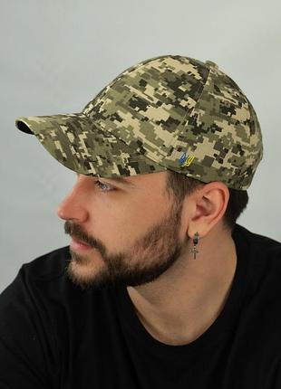 Чоловіча бейсболка патріотична піксель 56-60 для пляжу та літа