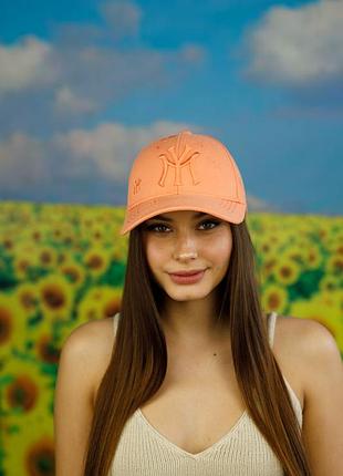 Женская бейсболка ny chic в цвете оранжевая 56-58 для моря и города