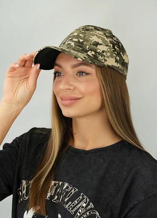 Жіноча бейсболка піксель 56-60 1372-3 для відпустки й прогулянок