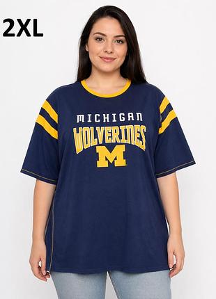 Жіноча футболка g-iii 4her michigan wolverines xxl синя 100% бавовна