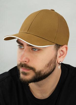 Мужская бейсболка кемел 56-60 soft ray для отпуска и прогулок