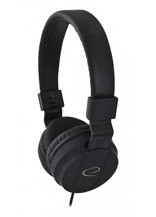 Наушники проводные esperanza headset eh212k 1.5м black