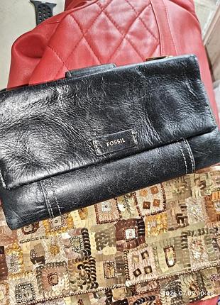 Кошелек кожа fossil