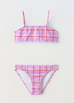 Дуже красивий роздільний купальник zara  на 9-10 років.