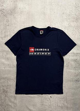 Оригінальна чоловіча синя футболка the north face в ідеальному стані розмір м