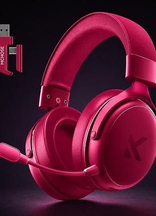 Наушники беспроводные игровые mchose v9pro v 9 v9 pro pink