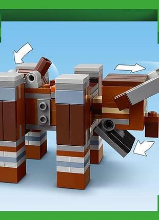 Конструктор lego minecraft аванпост разбойников и опустошитель 665 деталей (21278) 7