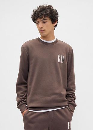 Світшот чоловічий gap (315831458607) logo sweatshirt s коричневий