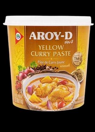 Паста кари желтая aroy-d 400 г
