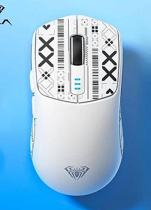 Мышка беспроводная игровая aula sc580х white