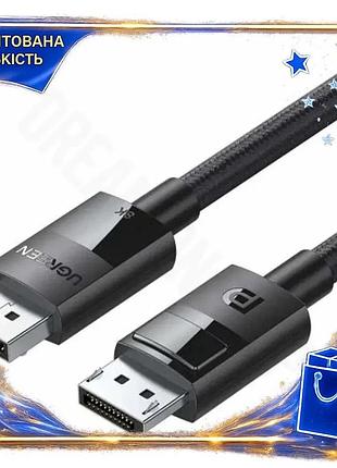 Dm кабель displayport 2 специфікація 2.2 м ugreen чорний v1.4 8k 60 гц для підключення монітора диспле spe|lz
