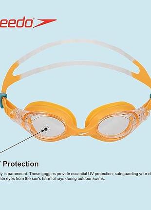Дитячі окуляри для плавання speedo skoogle goggles (2-6 років) — помаранчеві