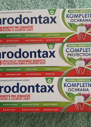 Зубна паста parodontax complete protection herbal sensation, пародонтакс