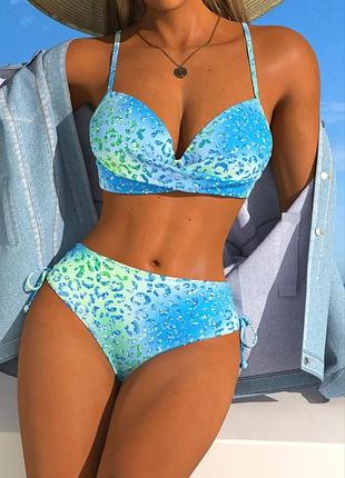 Яркий купальник раздельный бикини 👙