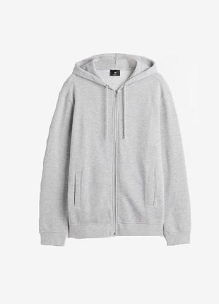 H&m мужская худи grey