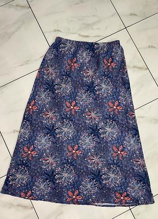 Женская коттоновая длинная юбка debenhams  m-l (46-48-50)