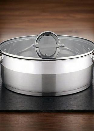 Кастрюля-сотейник 6 л. 28x10 см. bohmann bh 1028