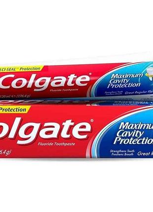 Зубная паста 120мл максимальная защита от кариеса maximum cavity protection тм colgate