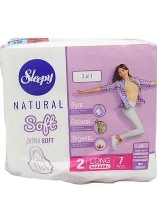 Прокладки гігієнічні денні 6к. 7шт soft long-2 тм sleepy