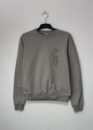 Christian dior sweatshirt  світшот діор в сірому кольорі
