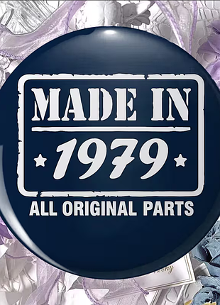 Значок made in 1979
