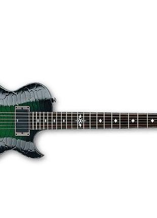Ibanez art300 "green caiman" гитара типа лес пол