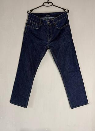 Мужские темно-синие джинсы gant tyler regular straight (размер w33 / l32)