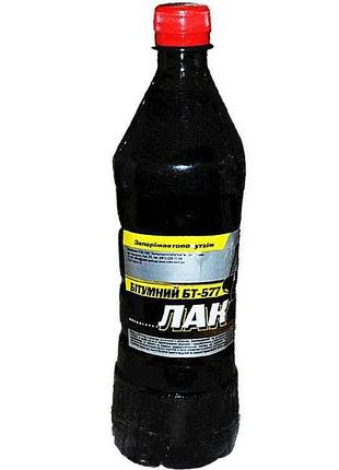 Лак бітумний-577 1,0л (590г) тм запорож авто быт хим