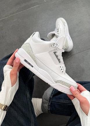 Стильні жіночі кросівки air jordan 3 retro "pure money"