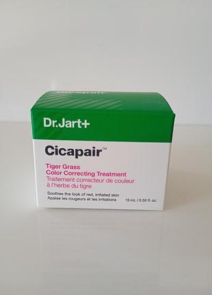 Dr. jart+ cicapair™ tiger grass color correcting treatment інтенсивний крем для зменшення почервонінь шкіри 15ml
