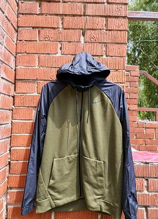 Мужская спортивная кофта-зип худи nike dri-fit (арт. ah6244-395)