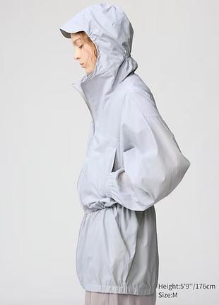 Парка ветровка uniqlo u с защитой от ультрафиолета