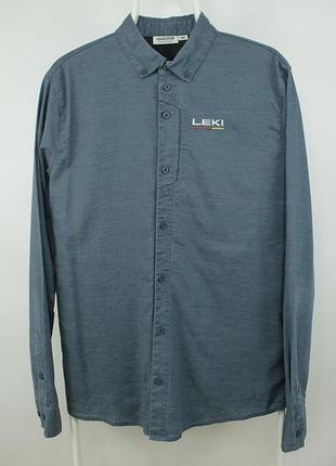 Треккинговая рубашка с конопли maloja fiderism. 1/1 leki hemp cotton shirt